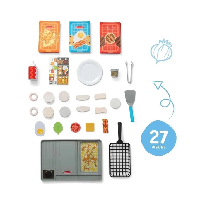 Melissa & Doug Flip & Fry Grill Play Set - ebebek