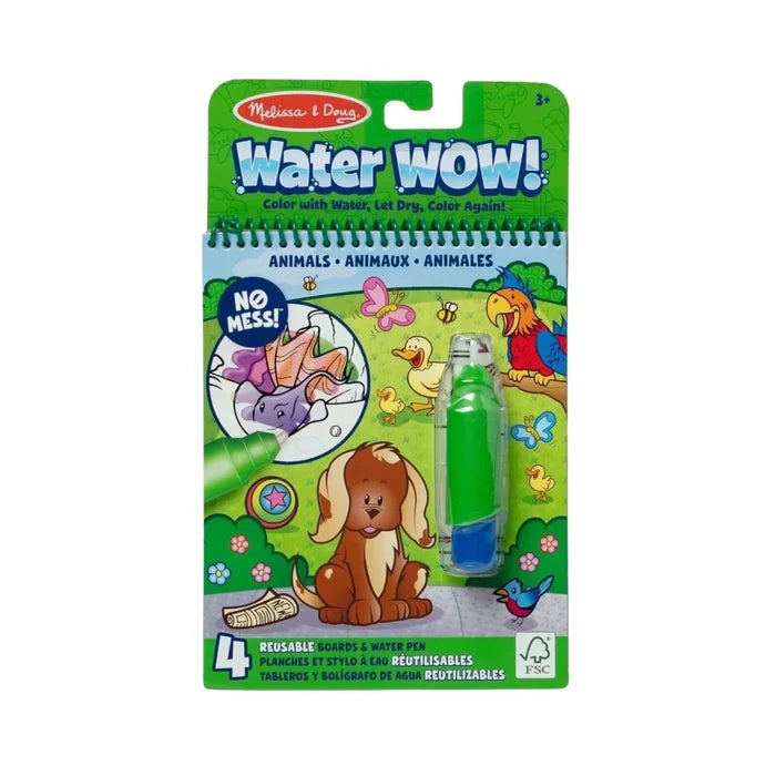 Melissa & Doug Water Wow Animals Coloring Book - ebebek