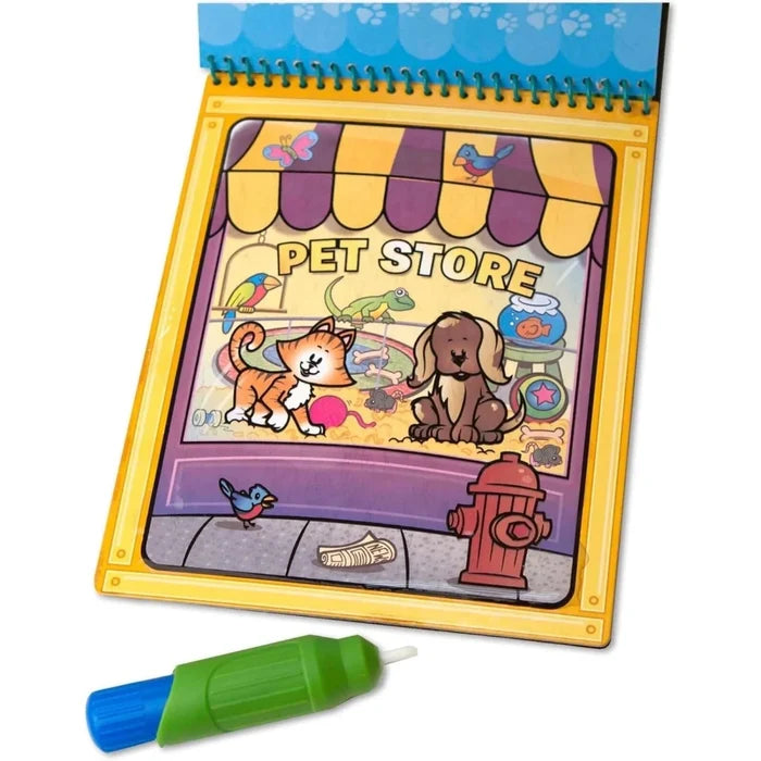 Melissa & Doug Water Wow Animals Coloring Book - ebebek