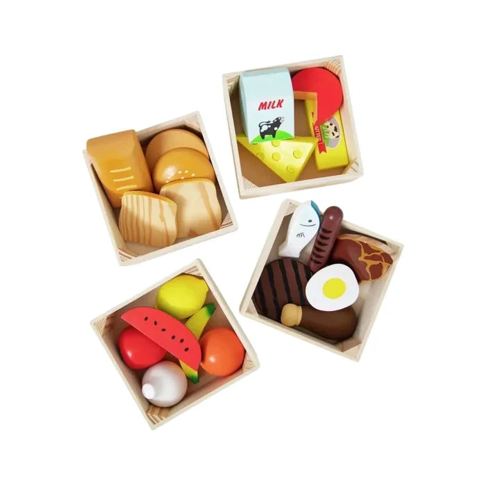 Melissa & Doug Wooden Food Set 21 pcs - ebebek