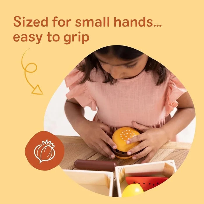 Melissa & Doug Wooden Food Set 21 pcs - ebebek