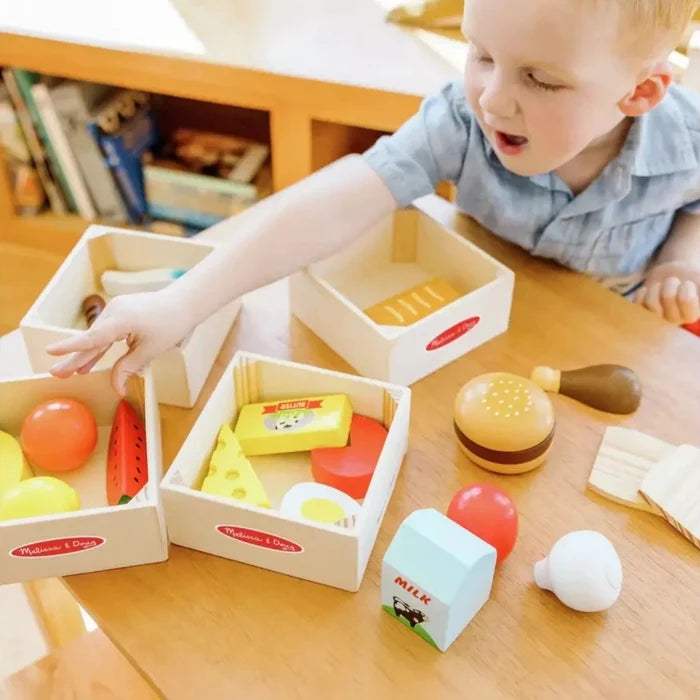 Melissa & Doug Wooden Food Set 21 pcs - ebebek