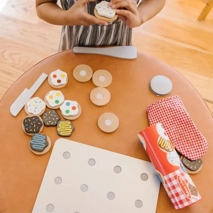 Melissa & Doug Wooden Slice & Bake Cookie Set - ebebek