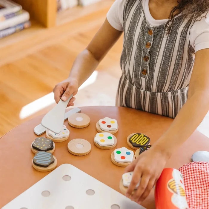 Melissa & Doug Wooden Slice & Bake Cookie Set - ebebek