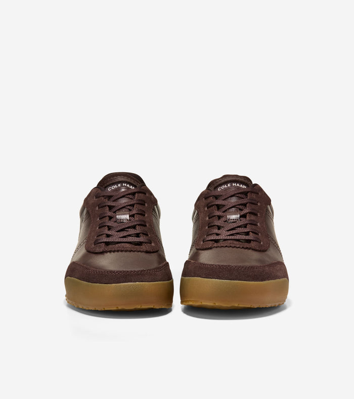 Men's GrandPrø Slimline Sneakers-Dark Chocolate-Ivory