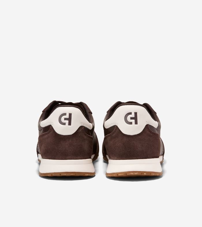 Men's GrandPrø Slimline Sneakers-Dark Chocolate-Ivory