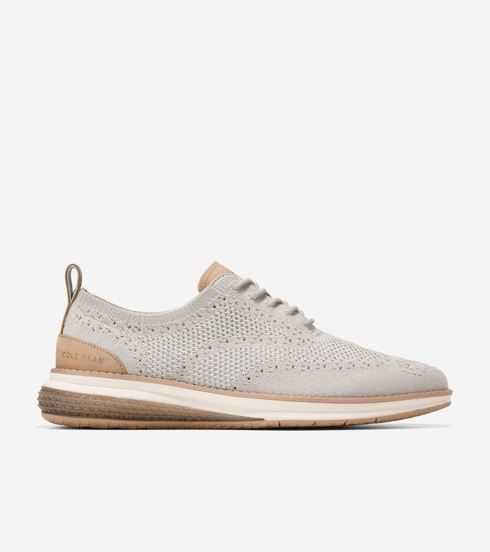 Men's ØriginalGrand Energyweave Stitchlite™ Wingtip Oxfords-Oyster Mushroom-Oxford Tan
