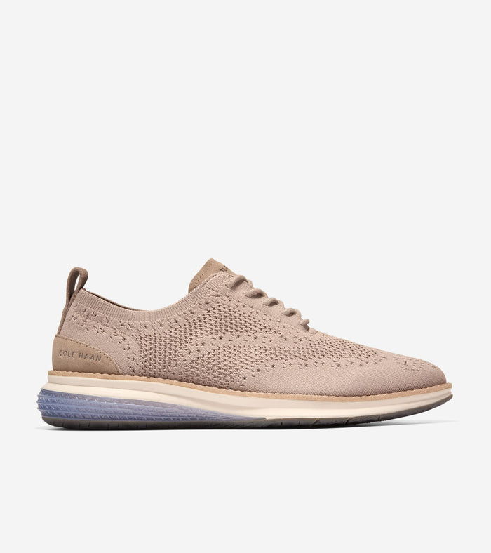 Men's ØriginalGrand Energyweave Stitchlite™ Wingtip Oxfords-Irish Coffee-Blue Blizzard