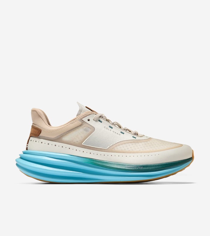 Men's ØriginalGrand Quadstar Running Sneakers-Silver Birch-Light Whiskey