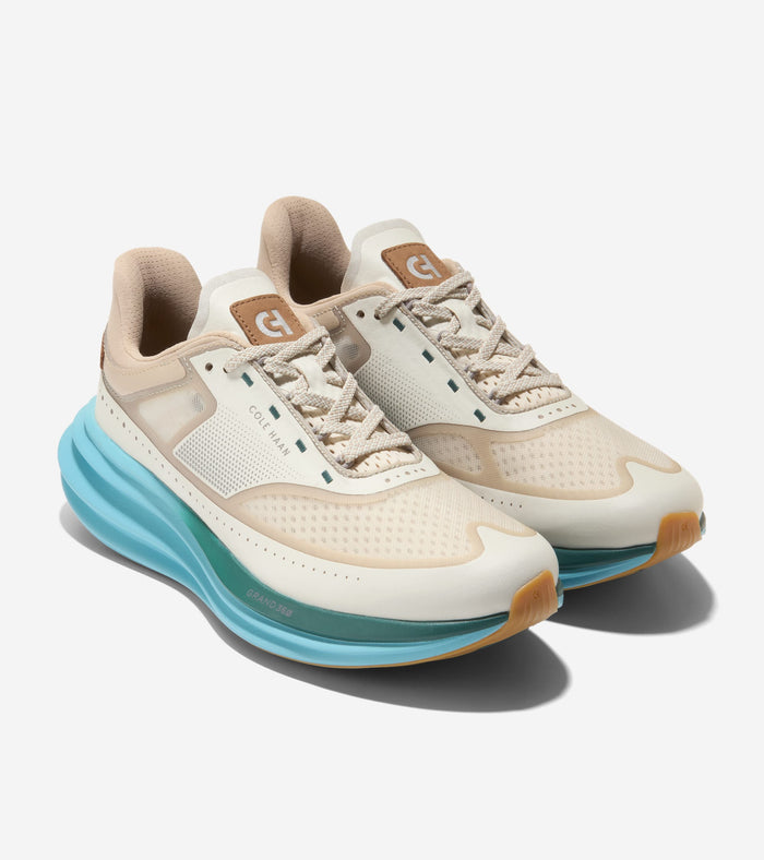 Men's ØriginalGrand Quadstar Running Sneakers-Silver Birch-Light Whiskey