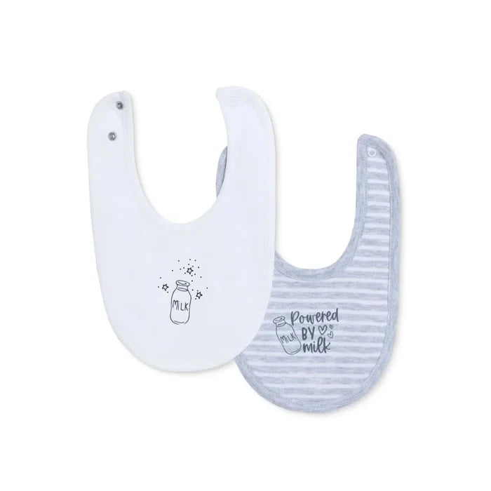 Messy Duck Baby Bib Pack of 2 - Milk - ebebek