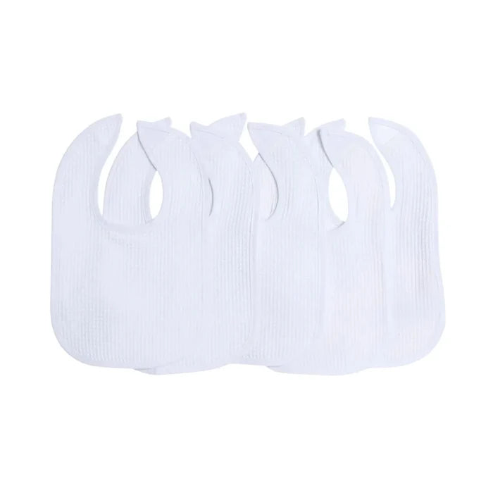 Messy Duck Baby Bib Pack of 5 - White - ebebek