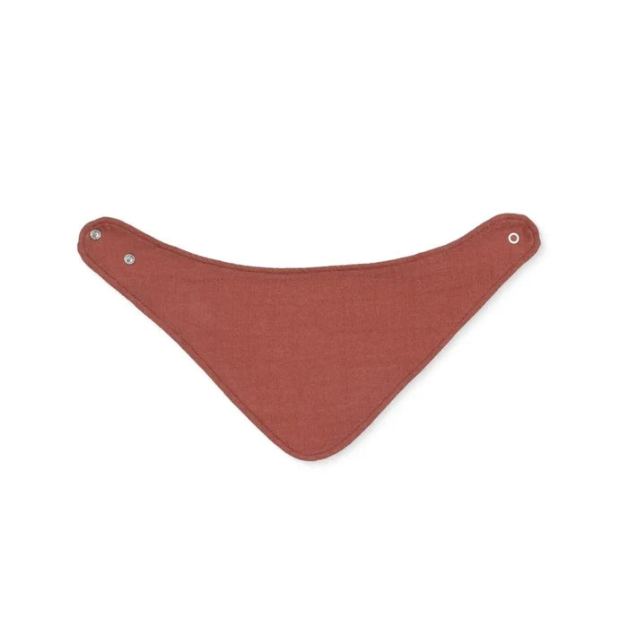 Messy Duck Bandana Baby Bib Pack of 2 - Terracotta & Deep Navy - ebebek