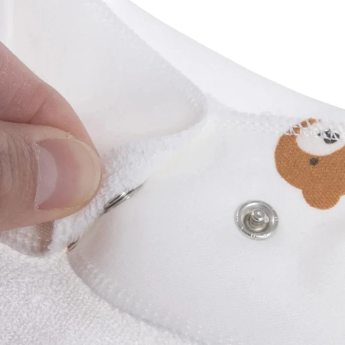 Messy Duck Cotton Bandana Bibs Pack of 3 - Teddy Bear - ebebek