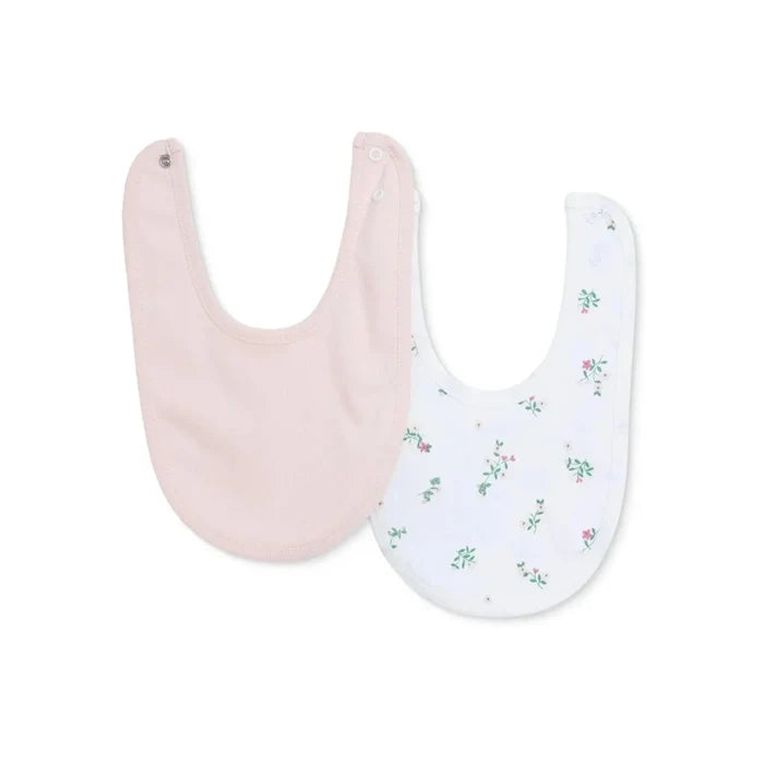 Messy Duck Printed Baby Bibs Pack of 2 - Floral - ebebek