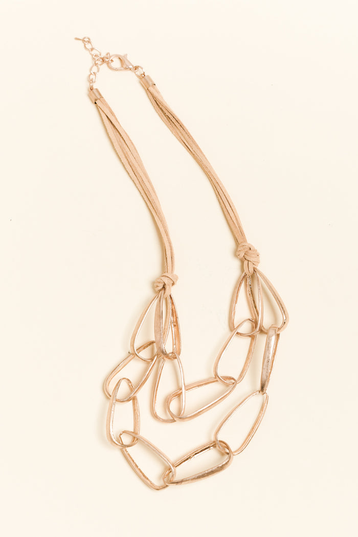 Minka Gold Link Necklace