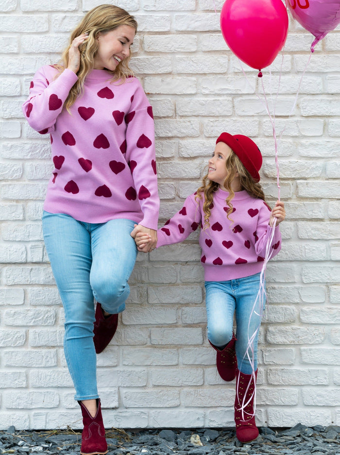 Mommy and Me All Of My Love Sweater Mia Belle Girls