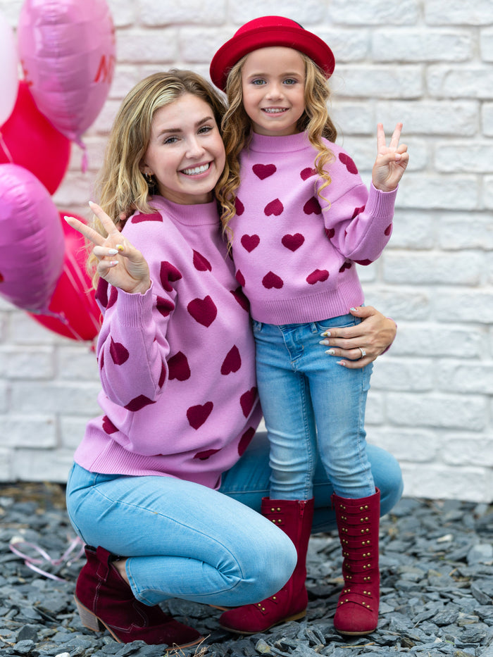 Mommy and Me All Of My Love Sweater Mia Belle Girls
