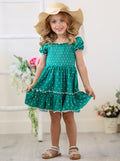 Mia Belle Girls | Polka Dot Smocked Dress | Girls Spring Dresses