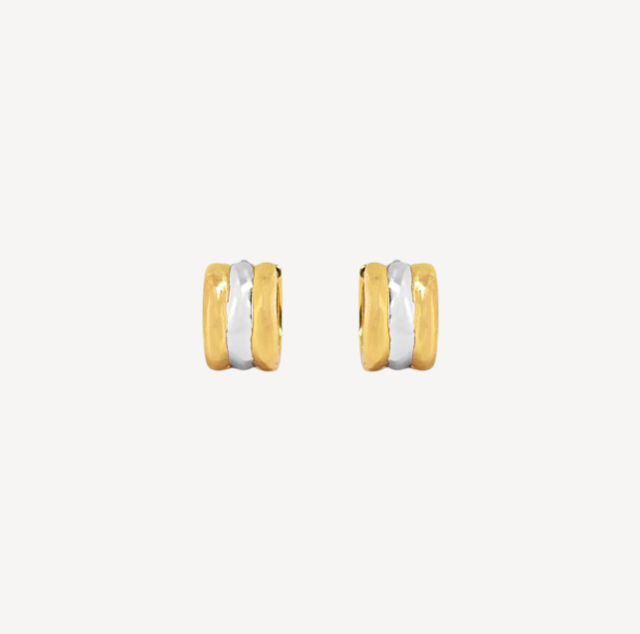 Mountain & Moon Farrah Earring - Two Toned