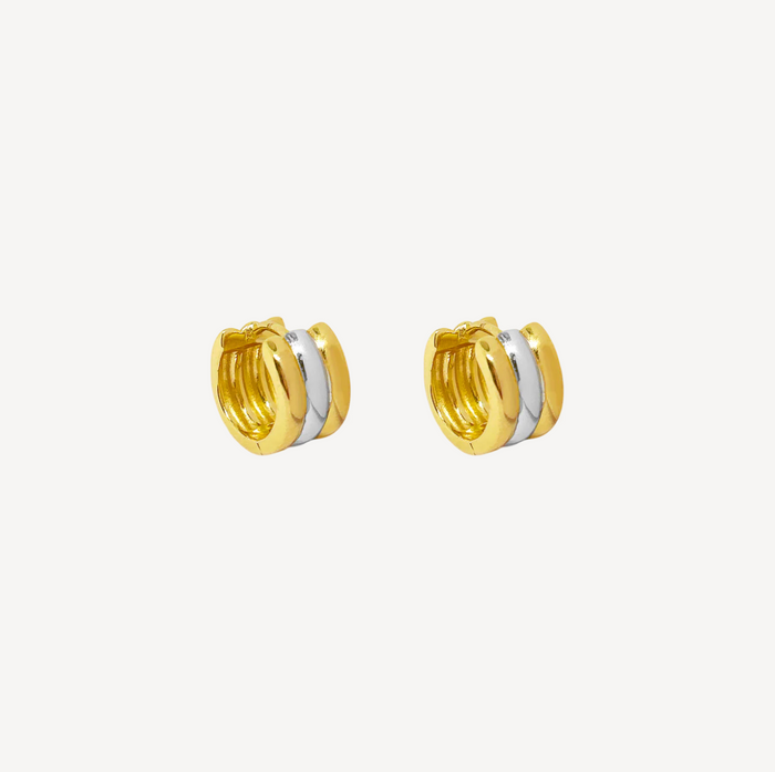 Mountain & Moon Farrah Earring - Two Toned
