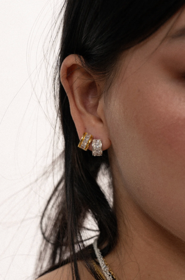 Mountain & Moon Florence Earrings - Gold