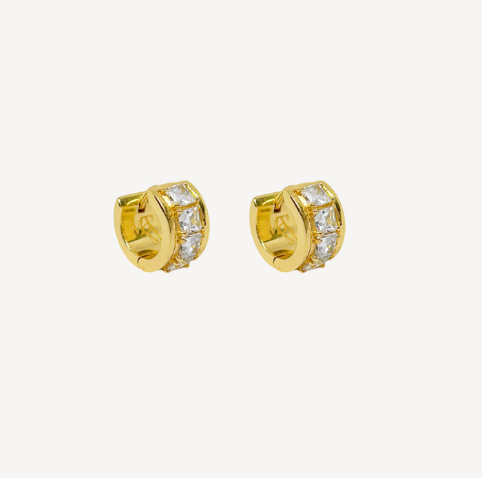 Mountain & Moon Florence Earrings - Gold