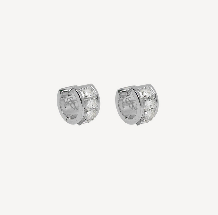 Mountain & Moon Florence Earrings - Silver