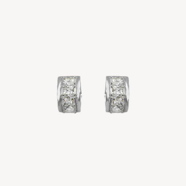 Mountain & Moon Florence Earrings - Silver