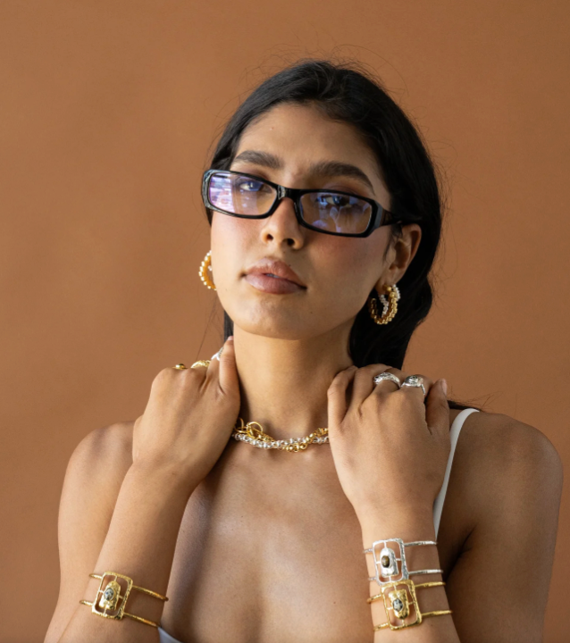 Mountain & Moon Gabrielle Earrings - Gold
