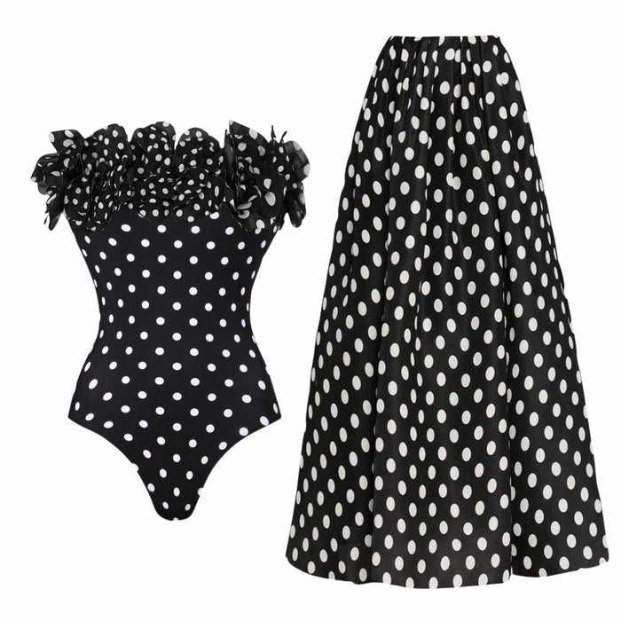 Mustic Tube Swimsuit Set - Black