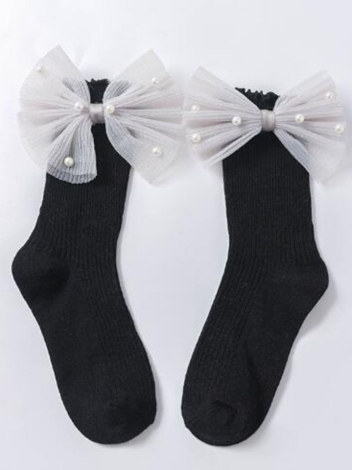 My Pearly Fashionista Socks With Bow Mia Belle Girls
