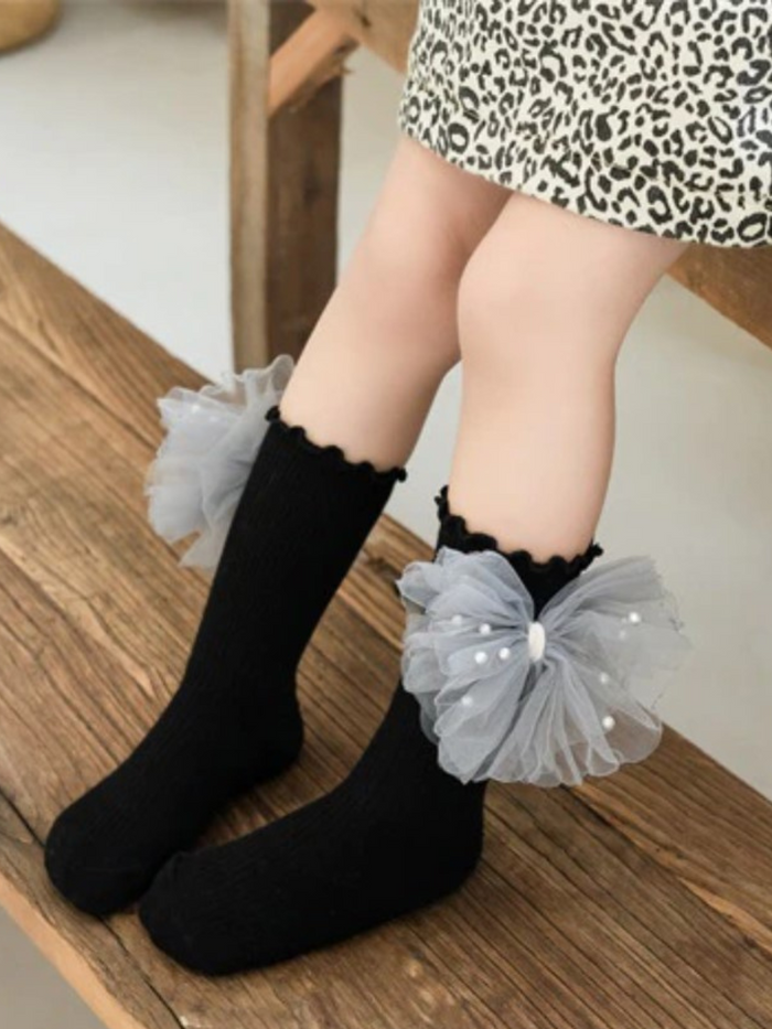 My Pearly Fashionista Socks With Bow Mia Belle Girls