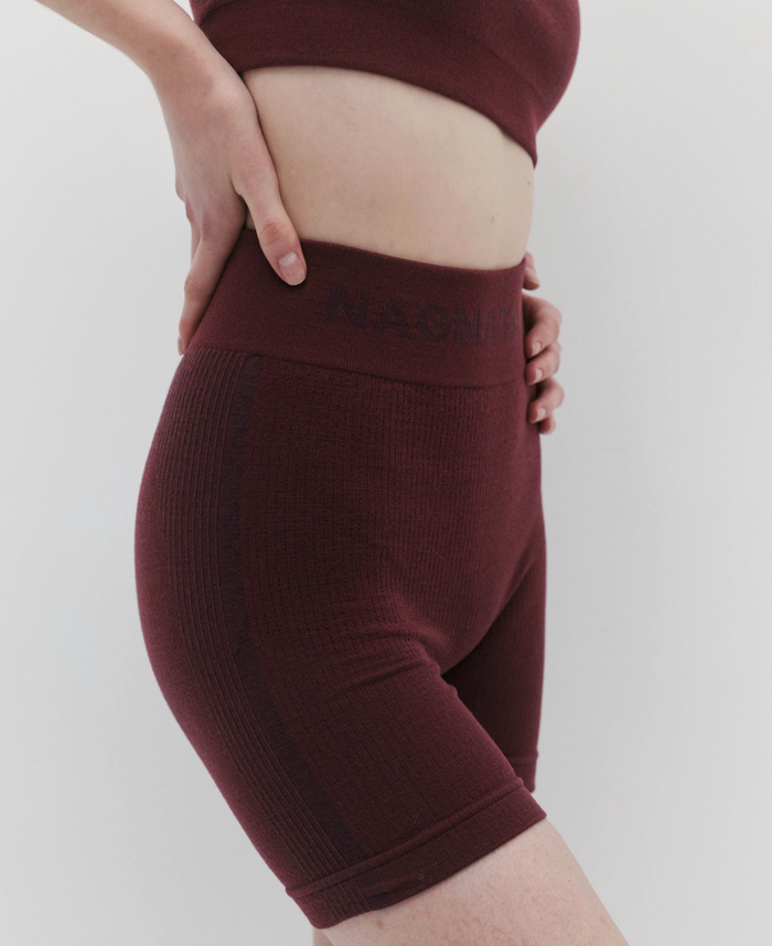 Nagnata Ballet Wool Mini Short - Mulberry