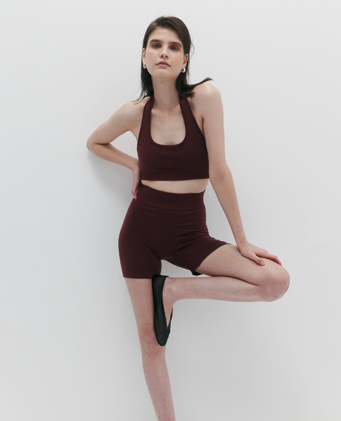 Nagnata Ballet Wool Mini Short - Mulberry