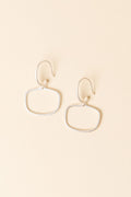 Nanga Silver Hoop Hook Earrings