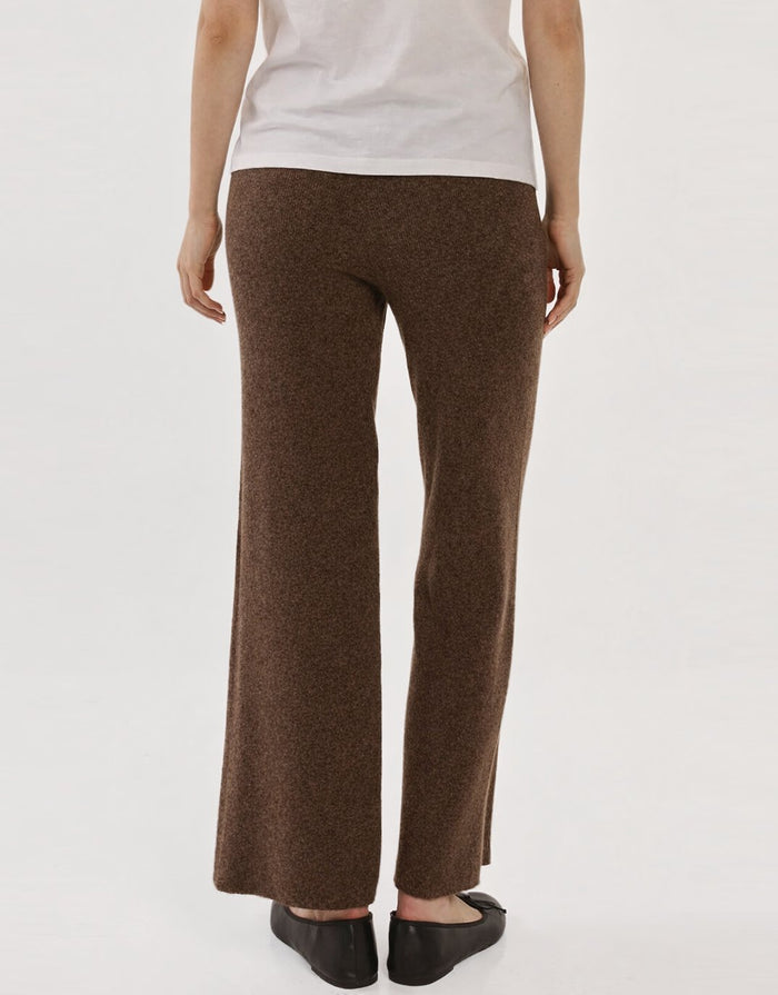 Nash Knit Pant - Espresso Brown