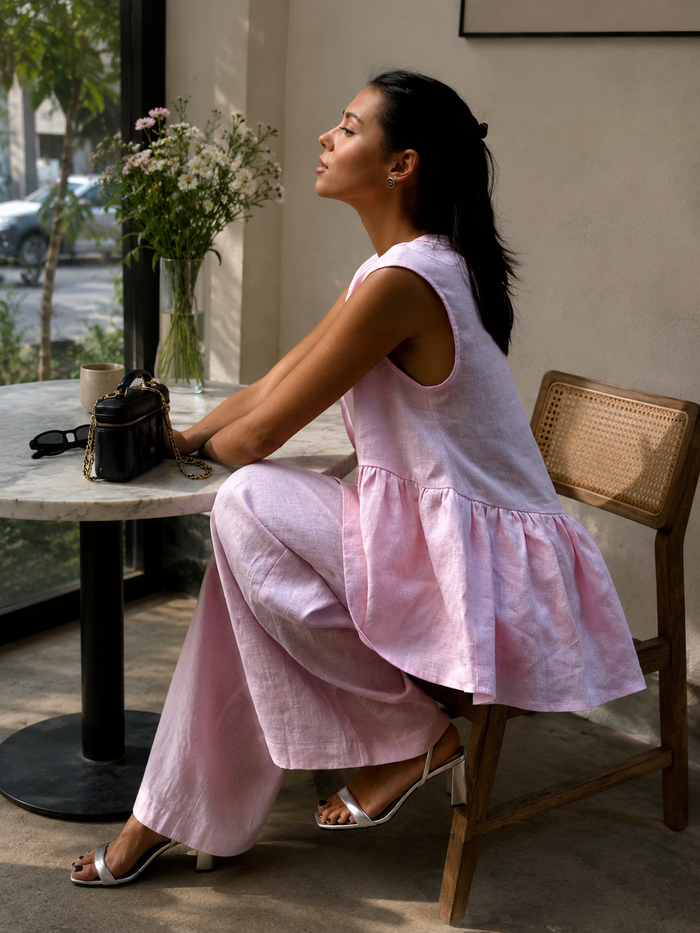 Newhart Co-Ord Set- Pink