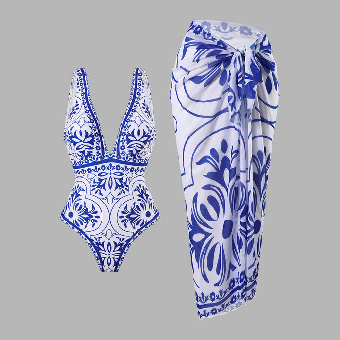 Nile Swimsuit Set - Blue
