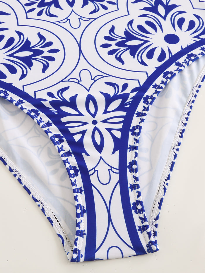 Nile Swimsuit Set - Blue