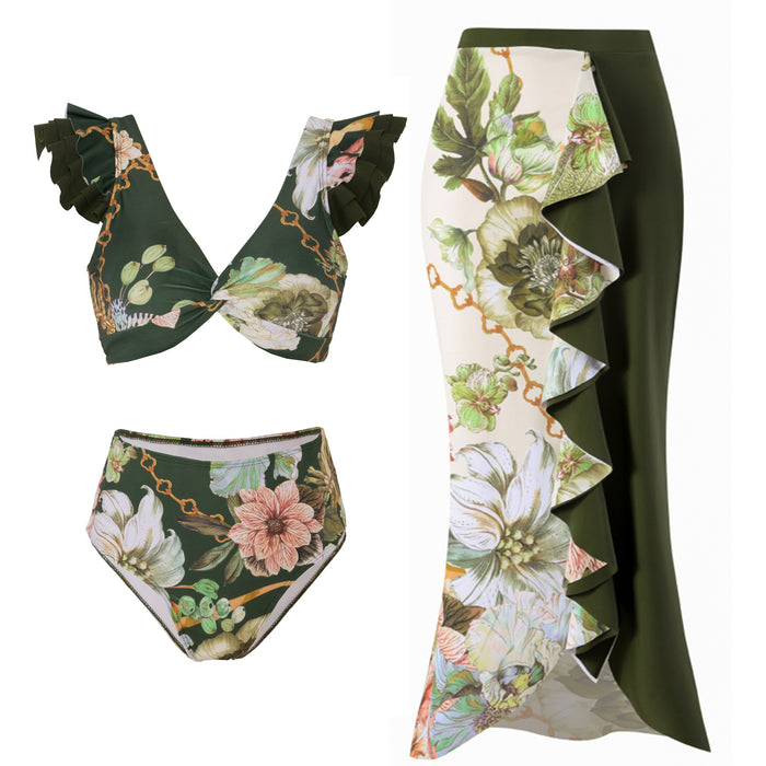 Nyxx Swimsuit Set - Green