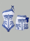 Ocean Muse Swimsuit Set - Blue