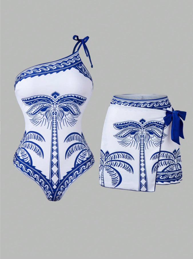 Ocean Muse Swimsuit Set - Blue