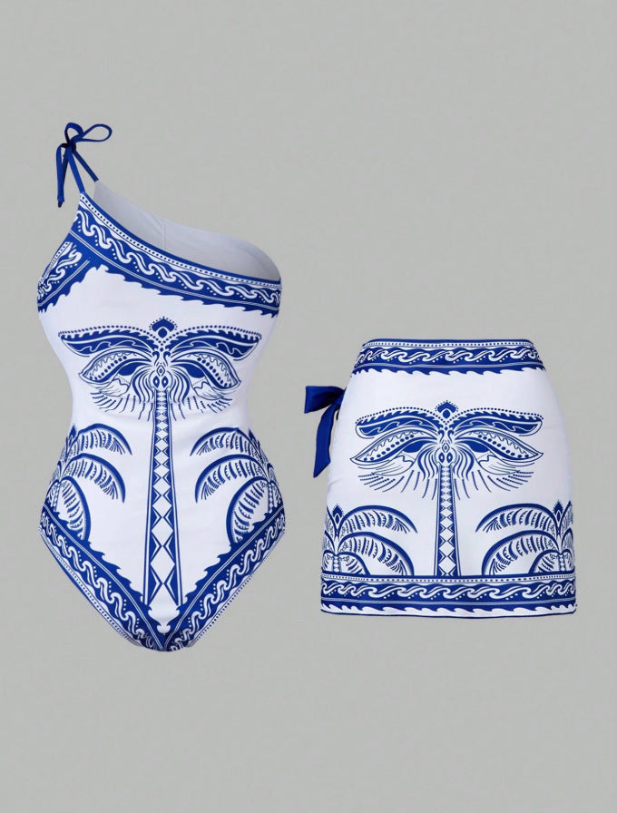 Ocean Muse Swimsuit Set - Blue