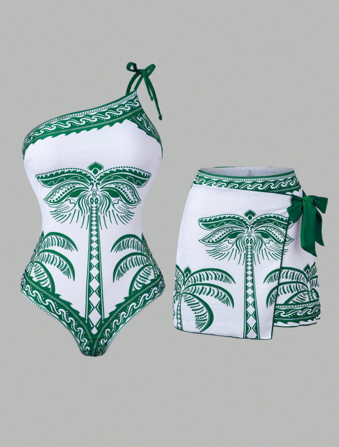 Ocean Muse Swimsuit Set - Green