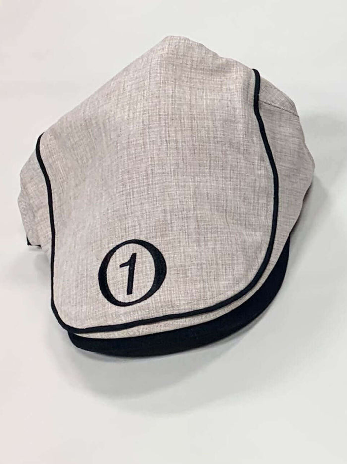 Off White Flat Cap
