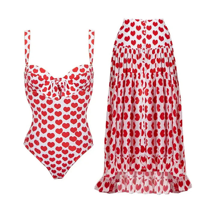 Onyx Swimsuit Set - Red