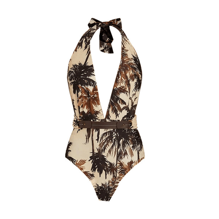 Opal Swimsuit Set - Brown