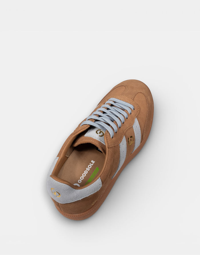 Parallel Suede Sneakers - Smoke Brown/Blue