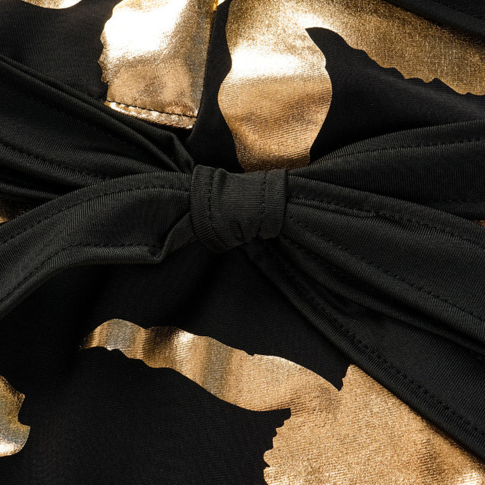 Petal Swimsuit  - Black